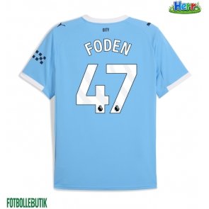 Manchester City Phil Foden #47 Hemmatröja 2025-26 Kortärmad